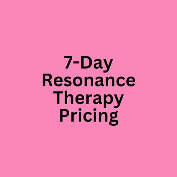 7-Day Resonance Therapy Pricing By Distance